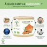Curcuma Bio : 100% naturelle. Flexibilité et mobilité des articulations. Bioptimal, marque Bio