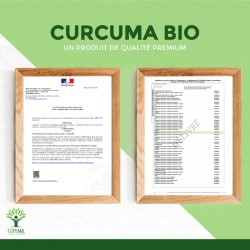 Curcuma Bio : 100% naturelle. Flexibilité et mobilité des articulations. Bioptimal, marque Bio
