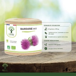 Gélules de Bardane bio contre les migraines : bienfaits de cette plante miracle