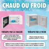 Masque facial aux perles de gel apaisant et soulageant